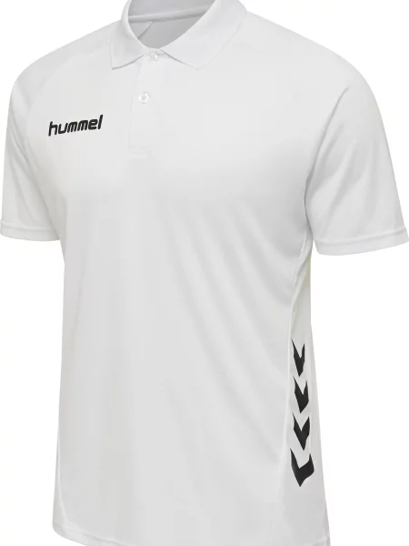 Koszulka polo do piłki nożnej dla dzieci Hummel hml PROMO biała