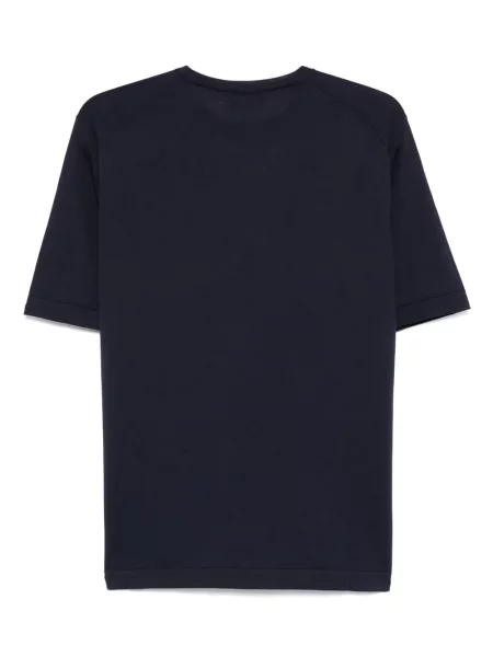 Tricou Dell'oglio tricotate albastru