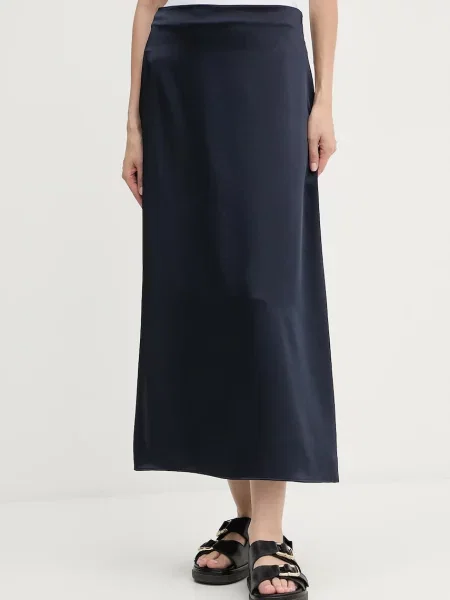 Weekend Max Mara fustă ANGELO marin maxi evazati albastru