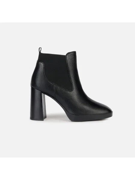 Kotníkové boty Geox černé