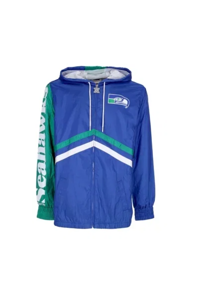 Kurtka Mitchell & Ness niebieska