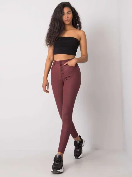 Pantaloni Daysie bordo