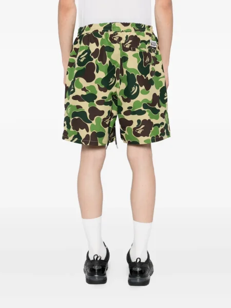 Pantaloni scurți A Bathing Ape® cu imagine verde