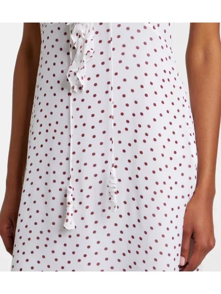 Rochie midi Dorothee Schumacher cu buline alb