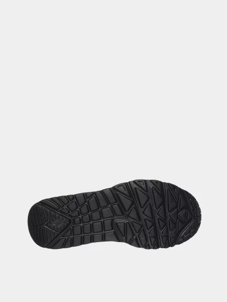 Дитячі Кросівки повсякденні Skechers UNO LITE штучна шкіра чорний