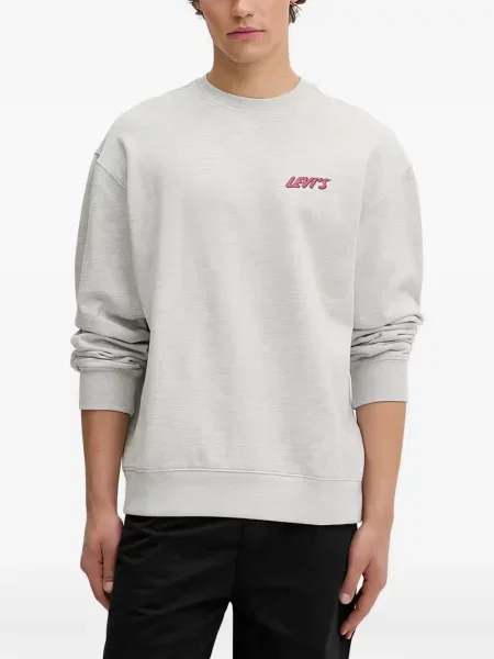 Scurt pantaloni scurți Levi's® cu broderie cu dungi alb