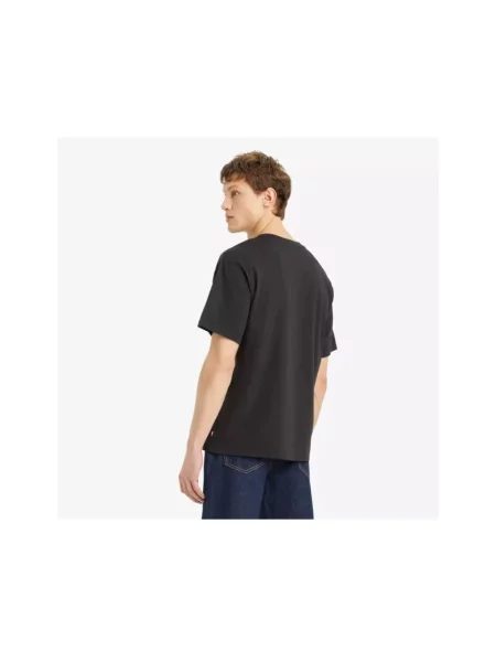 T-shirt o kroju regular fit z czystej bawełny Levi's czarna