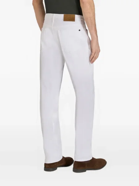 Blugi drepți Slowear alb