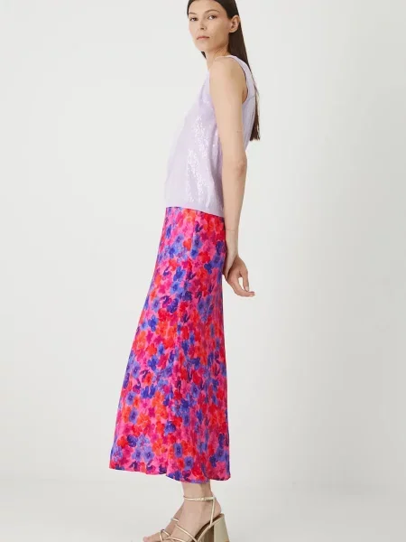 Спідниця Medicine midi пряма рожевий