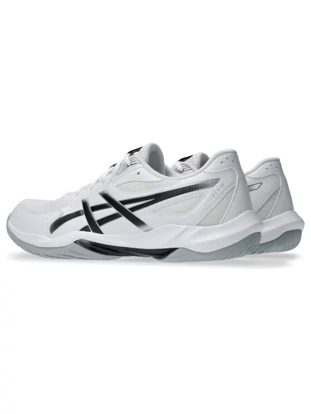 Кросівки для спорту Asics Gel-rocket білий/чорний штучна шкіра білі