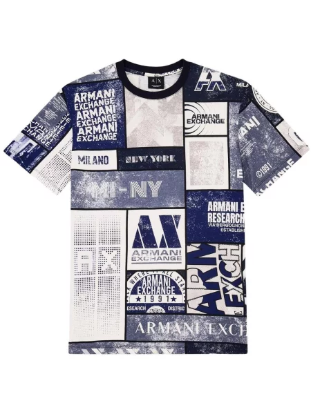 Tricou Eax alb