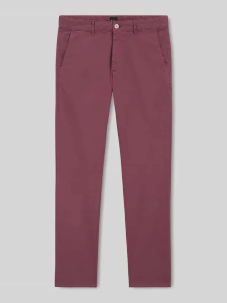 Chinosy o kroju slim fit z mieszanki bawełny model CHINO SLIM' Boss Orange