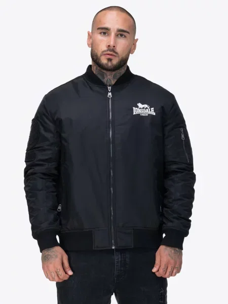 Бомбер Lonsdale черный