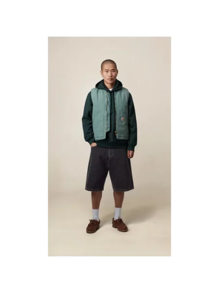 Szorty Carhartt WIP Brandon Short Black Stone Washed XS czarne