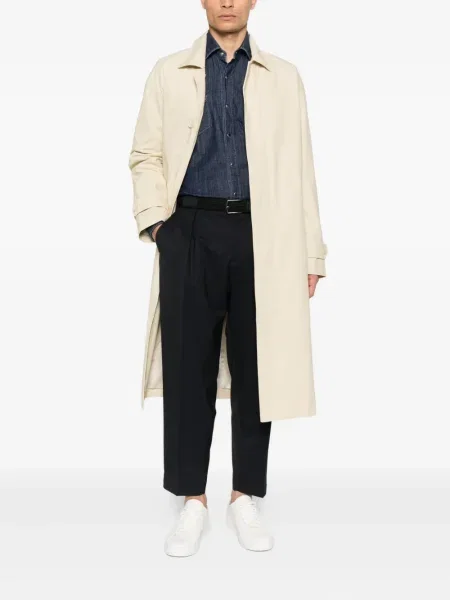 Pantaloni Briglia 1949 plisate albastru