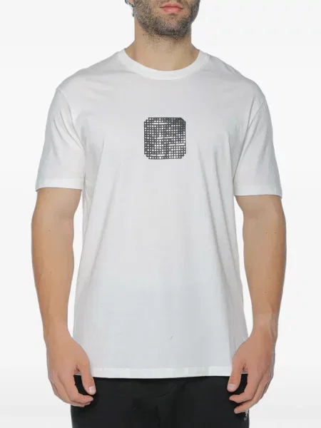 Tricou Armani Exchange cu imagine alb