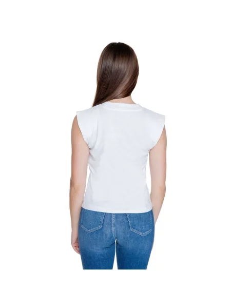 Jeansy Calvin Klein Jeans z krótkim rękawem niebieskie