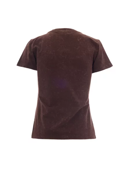 GANNI T-shirt brązowa