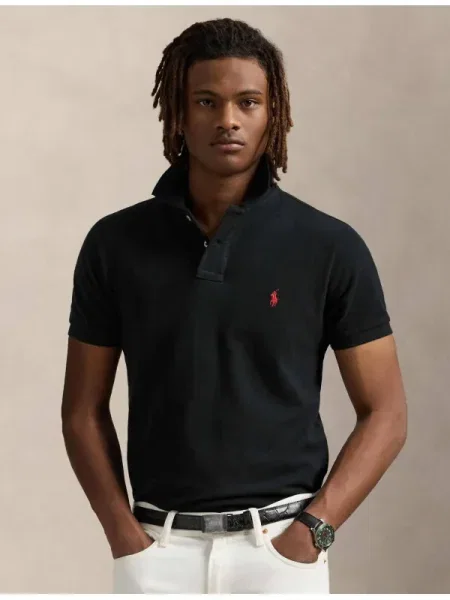 POLO RALPH LAUREN Polo | Custom slim fit negru