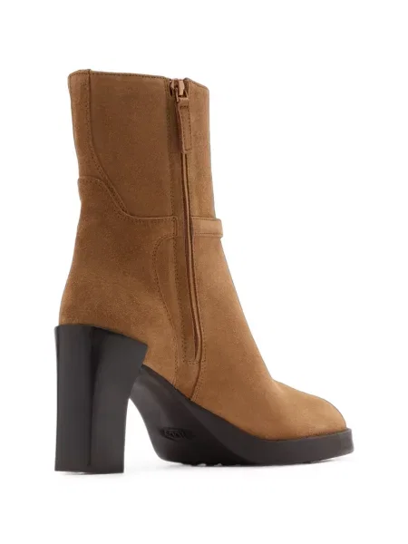 Botine Tod's din piele de căprioară maro