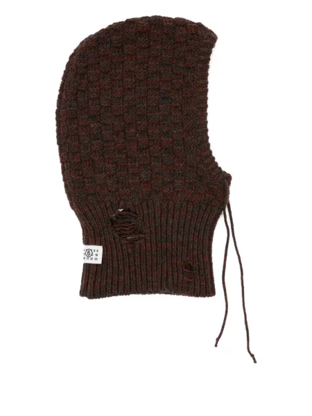 Căciulă Mm6 Maison Margiela tricotate maro