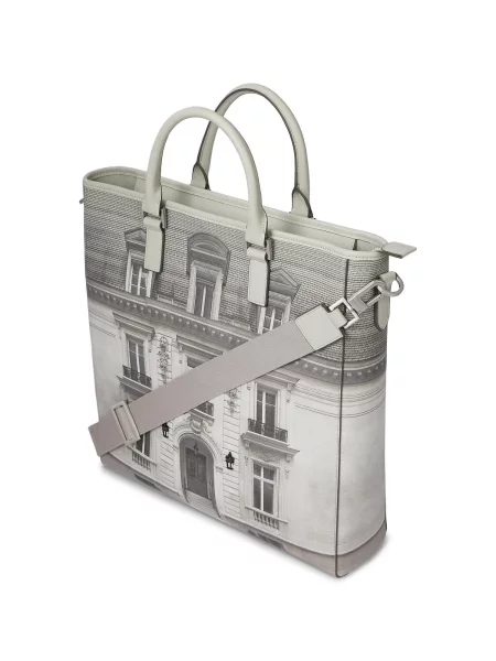 Karl Lagerfeld Shopper Maison de Karl / svetlosivá sivá