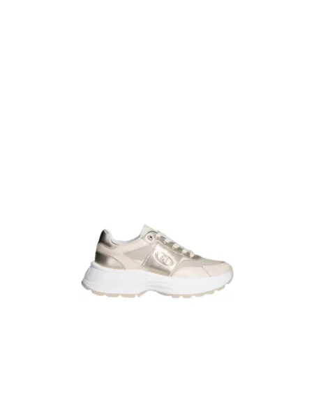 Sneakersy Liu Jo skórzane żółte
