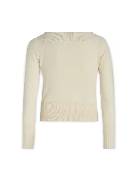 Sweter Alexander Mcqueen wełniany beżowy