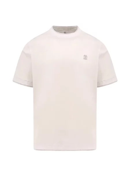 Tricou Brunello Cucinelli alb