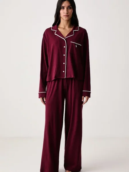 Polo Ralph Lauren dvoudílné pyžamo s bavlnou
