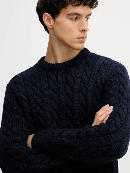 Шерстяной свитер Bally синий