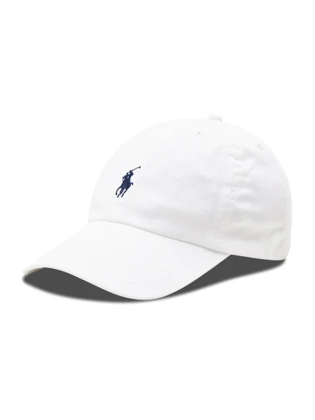 Šiltovka Polo Ralph Lauren s autogramom biela