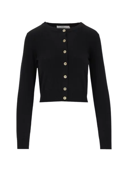 Cardigan Arch4 cu decolteu rotund negru