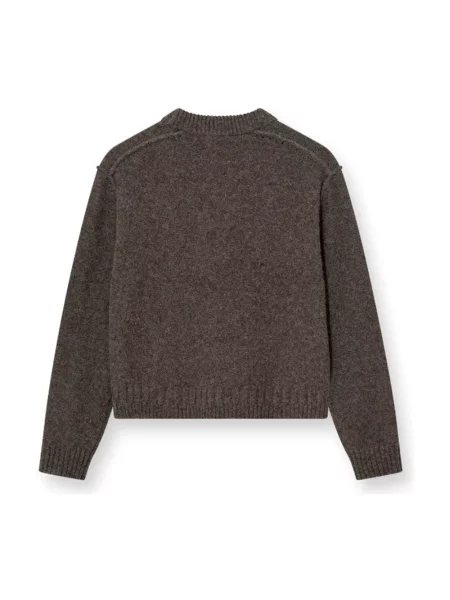 Dzianinowy sweter Heyanno szary