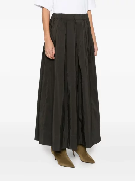 Fusta plisata 's Max Mara plisată maro