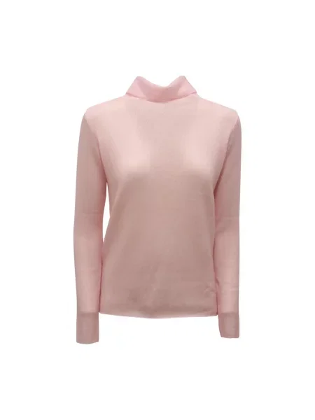 Sweter Biancalancia z kaszmiru różowy