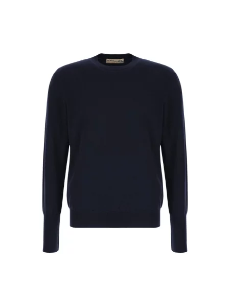 Sweter Ballantyne z kaszmiru niebieski