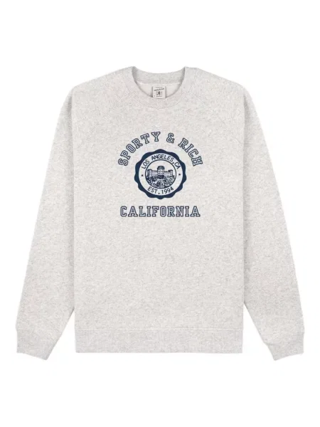 Hanorac crewneck Sporty & Rich gri