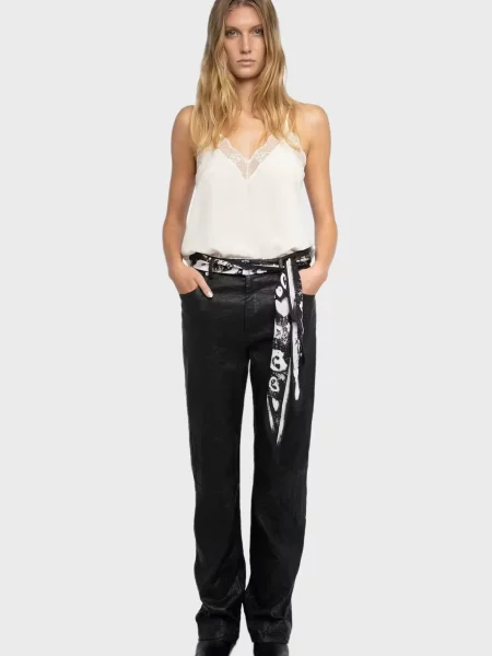 Шовковий топ Zadig&voltaire білий