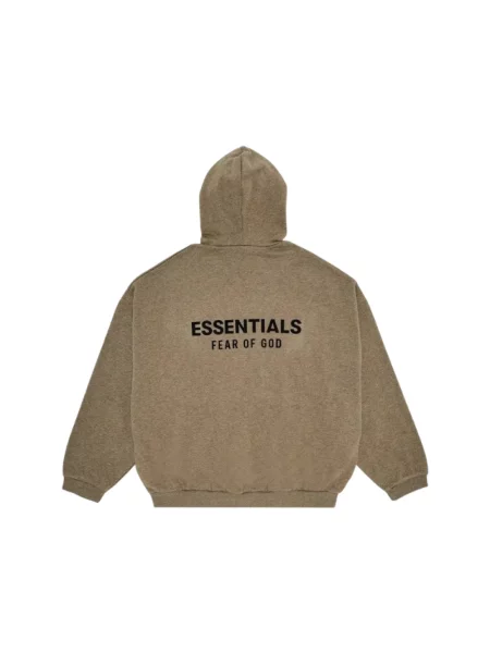 Bluza z kapturem Fear Of God polarowa brązowa