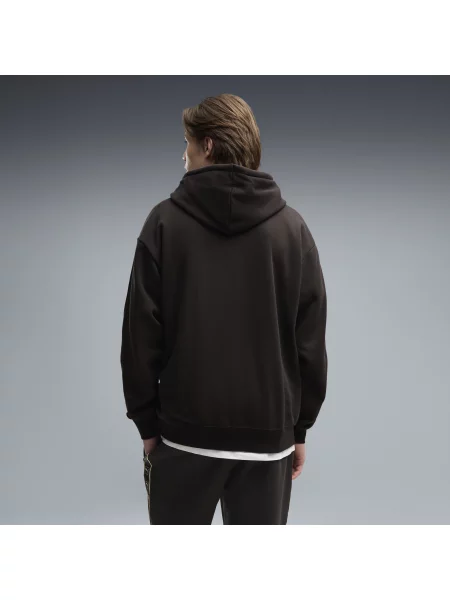PUMA MÄ™ska bluza z kapturem Essentials Elevated Tape o luÅºnym kroju OdzieÅ¼ S czarny