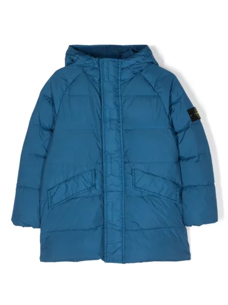 Kurtka dziecięca Stone Island niebieska