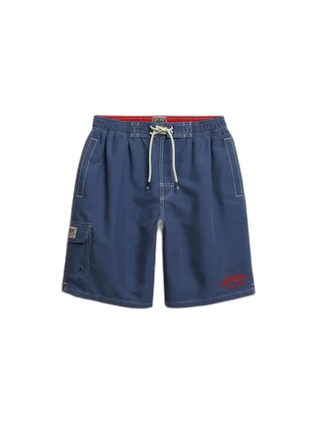 Spodenki cargo Superdry 19 niebieskie