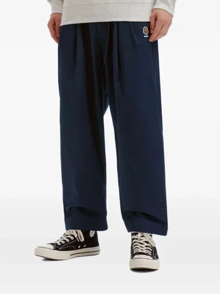 Pantaloni Fingercroxx cu autograf albastru