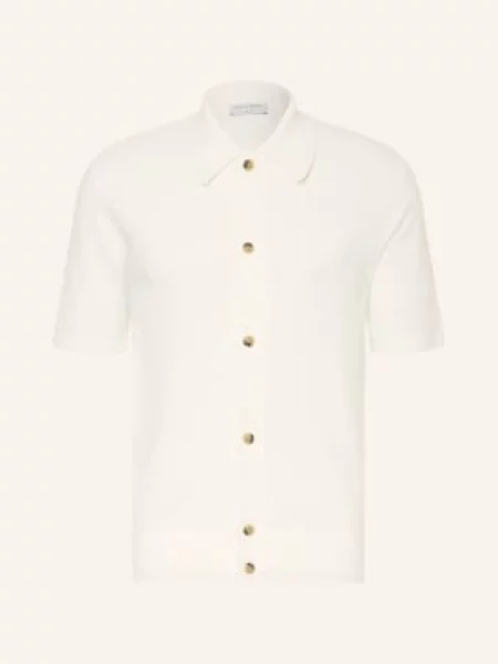 Tiger Of Sweden Koszulka Z Dzianiny Araawen Slim Fit weiss