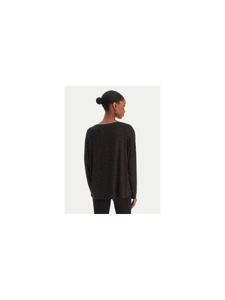 BOSS Pidžamska bluza B Logo Relaxed Fit crna