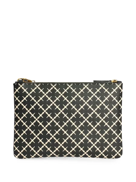 Geantă plic By Malene Birger cu imprimeu geometric negru