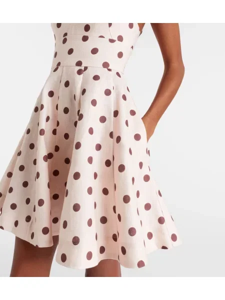 Rochie Zimmermann cu buline roz