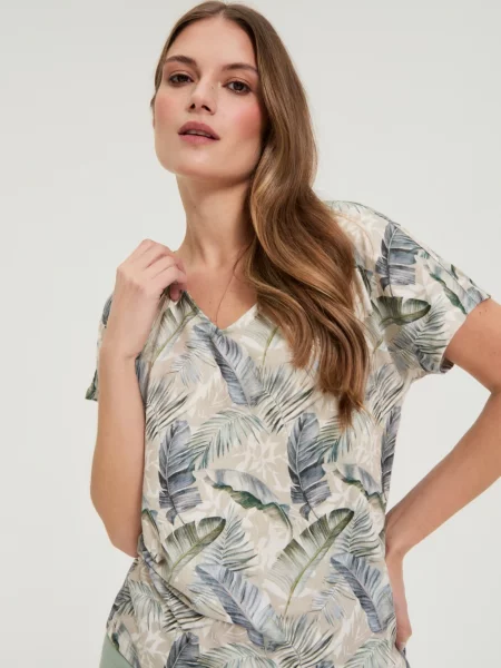 Tricou Marisse bej