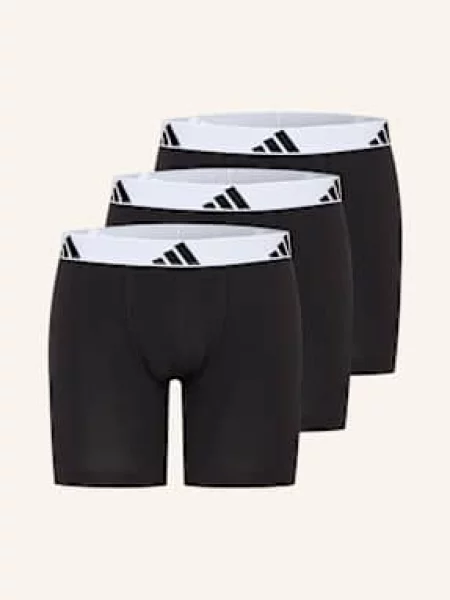 Adidas Bokserki Active Flex Cotton 3 Szt. schwarz czarne